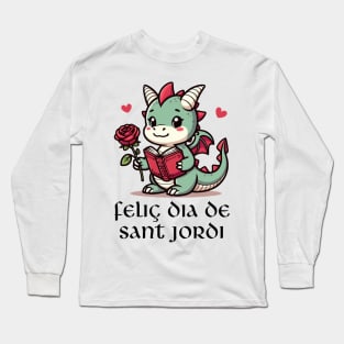 Feliz Dia De St Jordi Long Sleeve T-Shirt